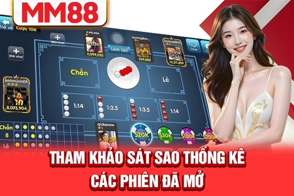 Tham khảo sát sao thống kê các phiên đã mở